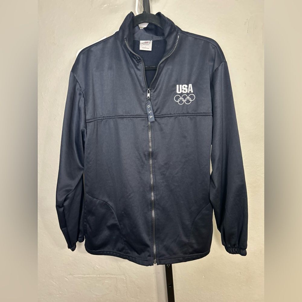 USA Olympic Navy Jacket Men’s Size Lg